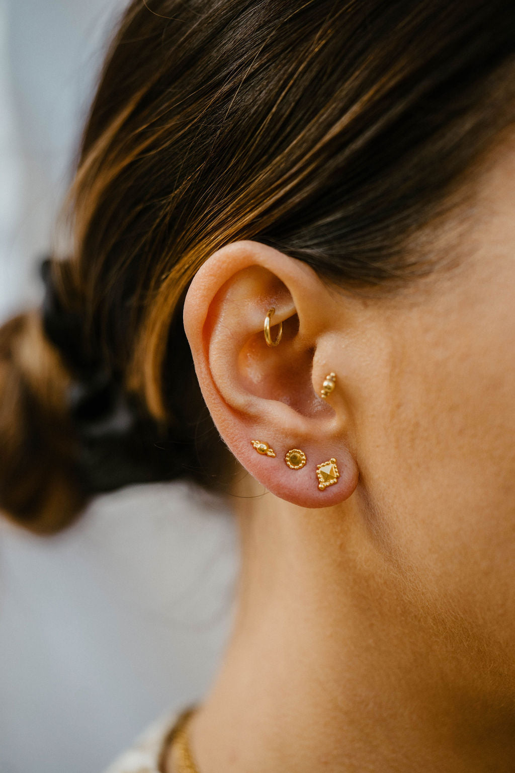 Trinity Ball Stud Earrings Rebecca Furze