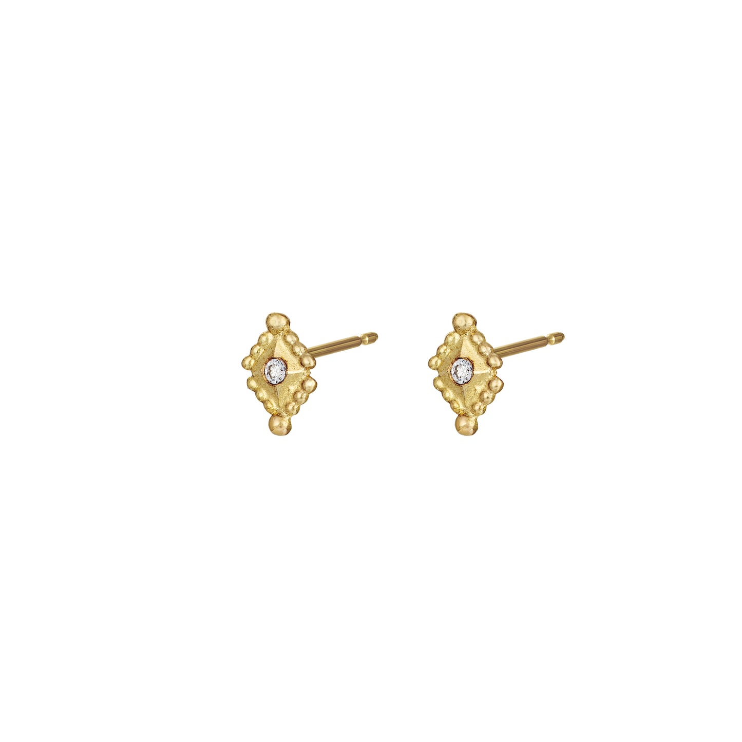 Tekhenu Diamond Stud Earrings